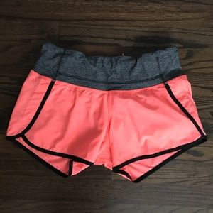 Lululemon Speed Short Coral & Gray